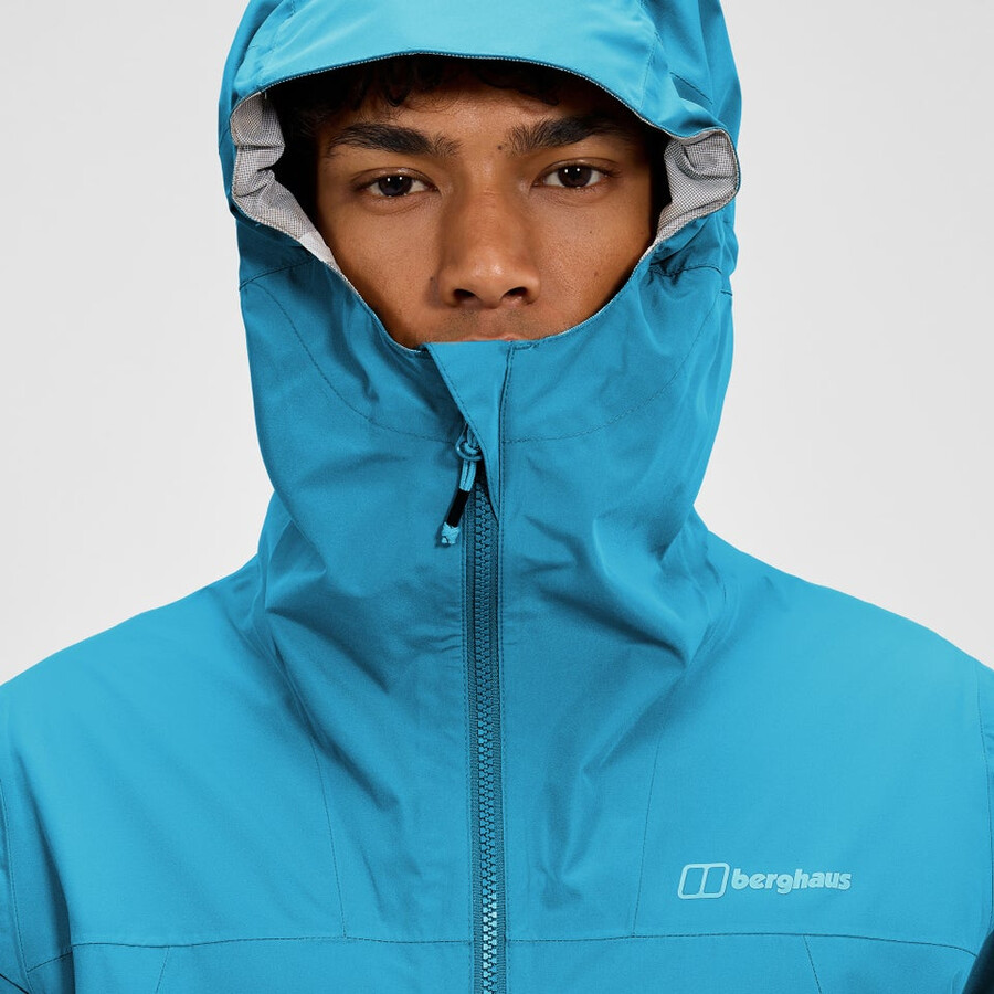 gli uomini del diluvio pro 3.0 impermeabile giacca - blu berghaus
