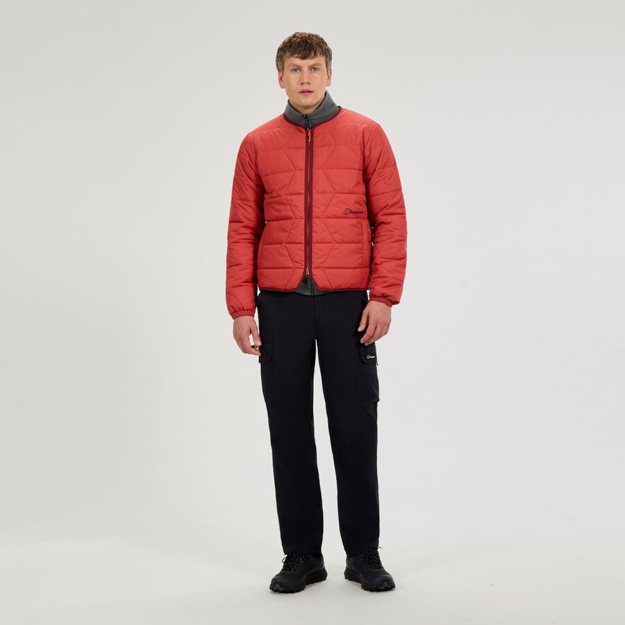 uomini netherdene giacca trapuntata - arancio berghaus