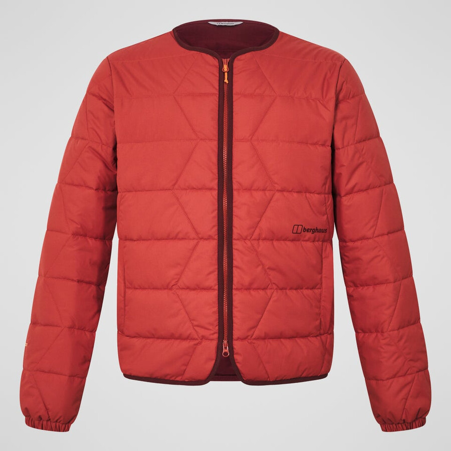 uomini netherdene giacca trapuntata - arancio berghaus