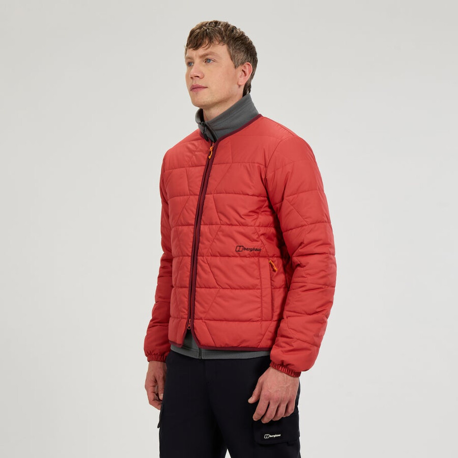 uomini netherdene giacca trapuntata - arancio berghaus