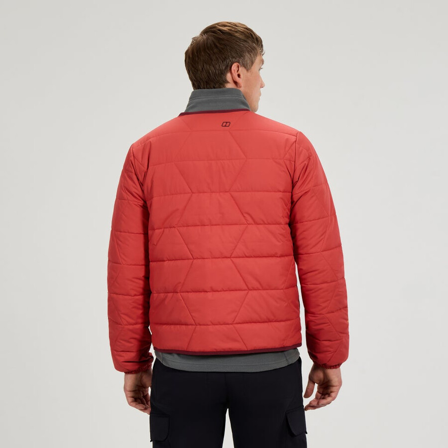 uomini netherdene giacca trapuntata - arancio berghaus