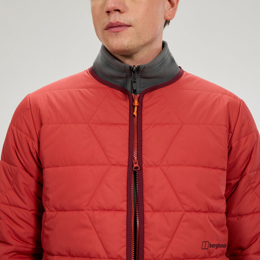 uomini netherdene giacca trapuntata - arancio berghaus