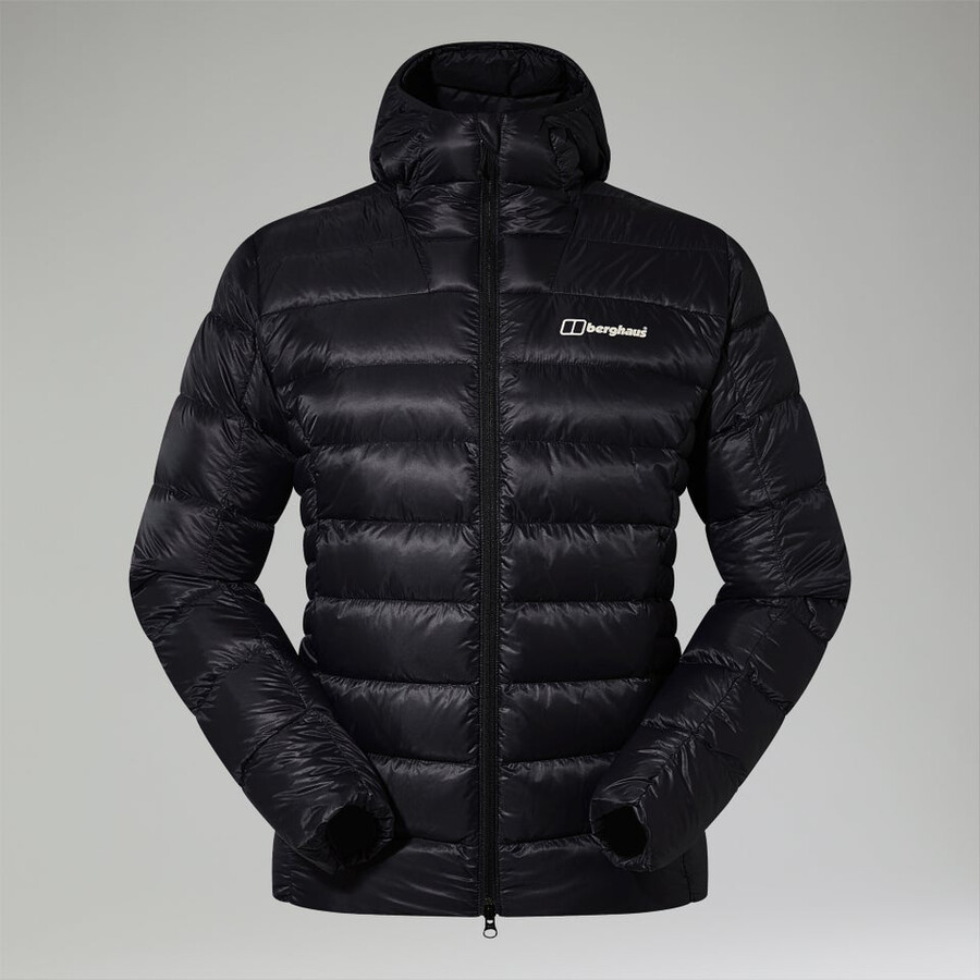 uomini di vertice-nomad giù insulated jacket - black berghaus