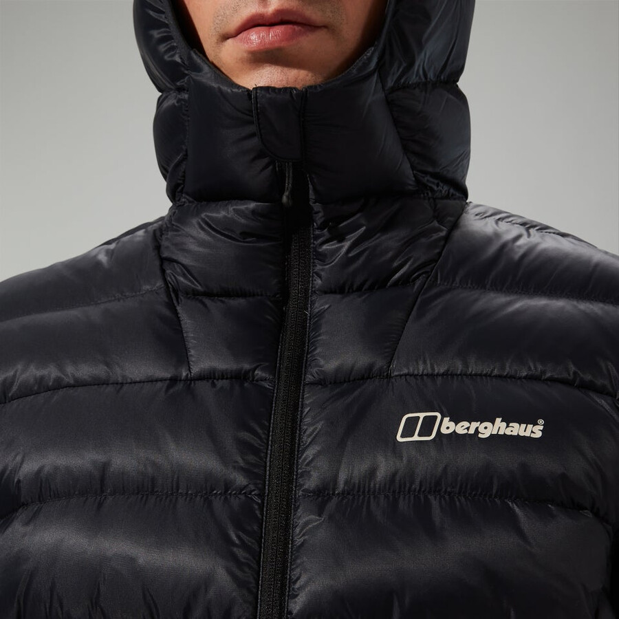 uomini di vertice-nomad giù insulated jacket - black berghaus