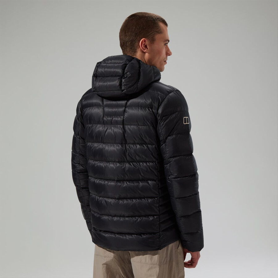 uomini di vertice-nomad giù insulated jacket - black berghaus