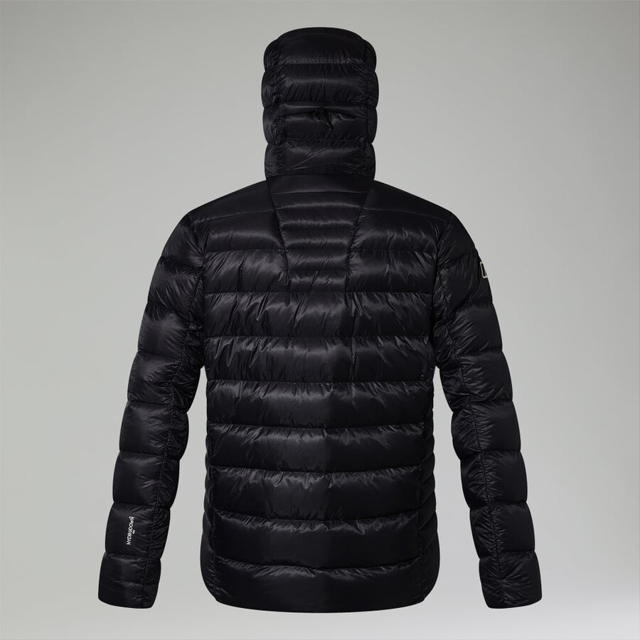 uomini di vertice-nomad giù insulated jacket - black berghaus