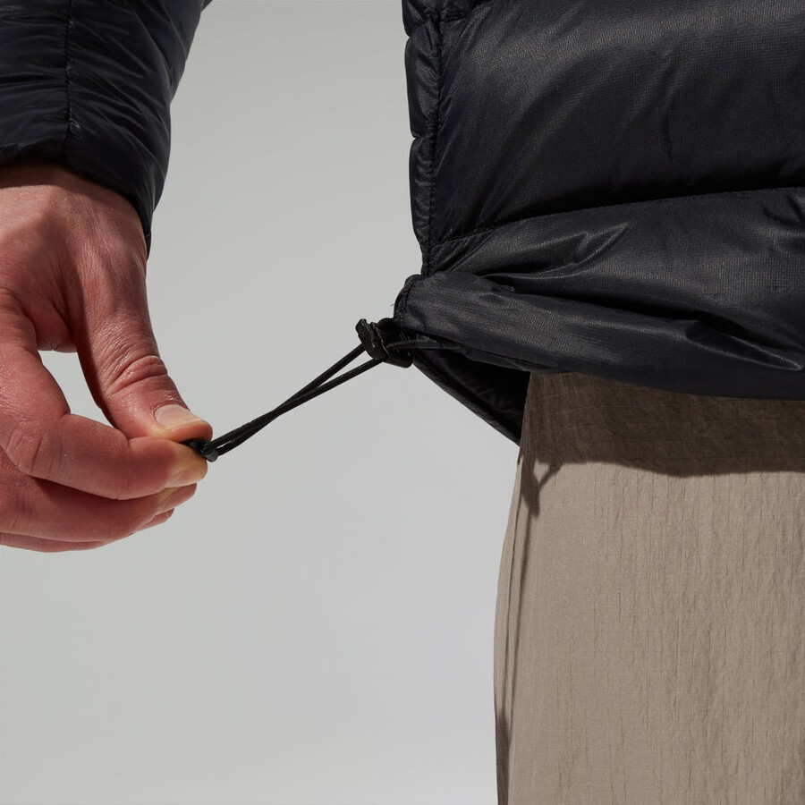 uomini di vertice-nomad giù insulated jacket - black berghaus