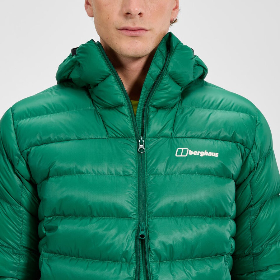 uomini di vertice-nomad giù giacca - verde berghaus