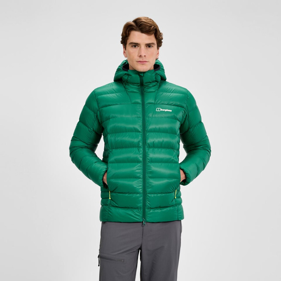 uomini di vertice-nomad giù giacca - verde berghaus