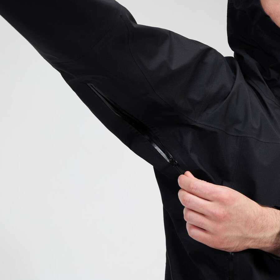 gli uomini di vertice del cercatore di gore-tex giacca - nero berghaus