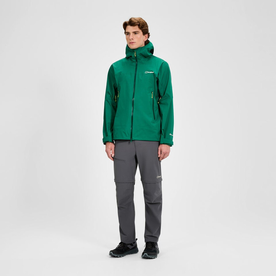 gli uomini di vertice del cercatore di gore-tex giacca - verde berghaus