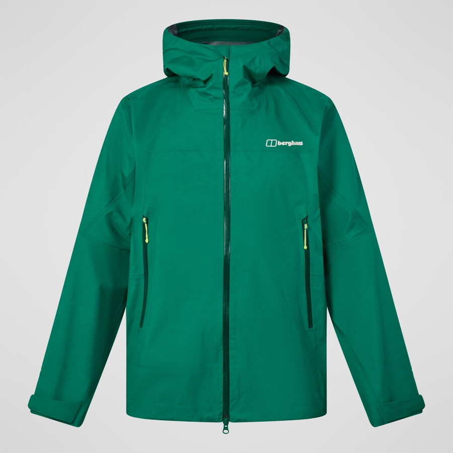 gli uomini di vertice del cercatore di gore-tex giacca - verde berghaus