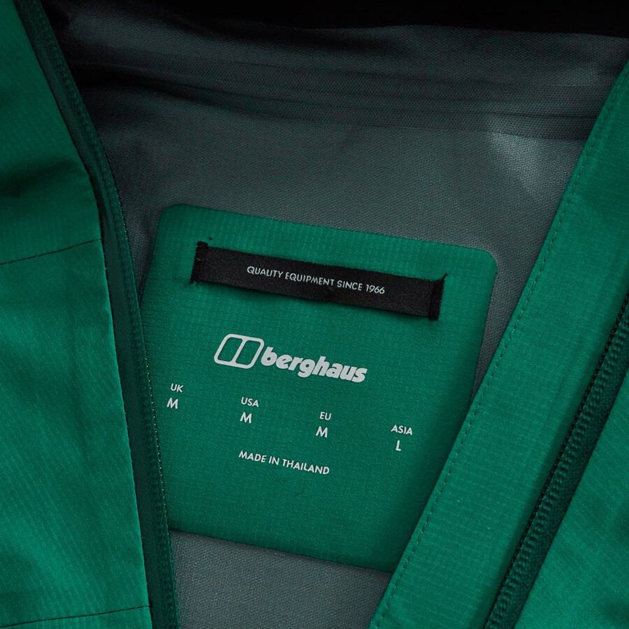 gli uomini di vertice del cercatore di gore-tex giacca - verde berghaus
