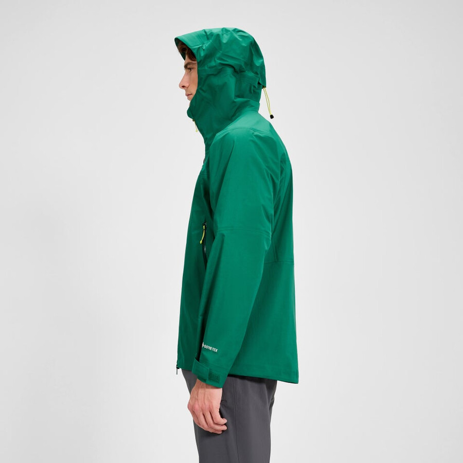 gli uomini di vertice del cercatore di gore-tex giacca - verde berghaus