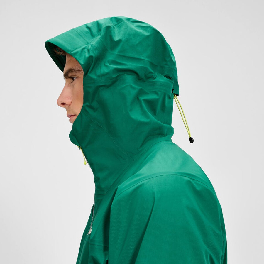 gli uomini di vertice del cercatore di gore-tex giacca - verde berghaus