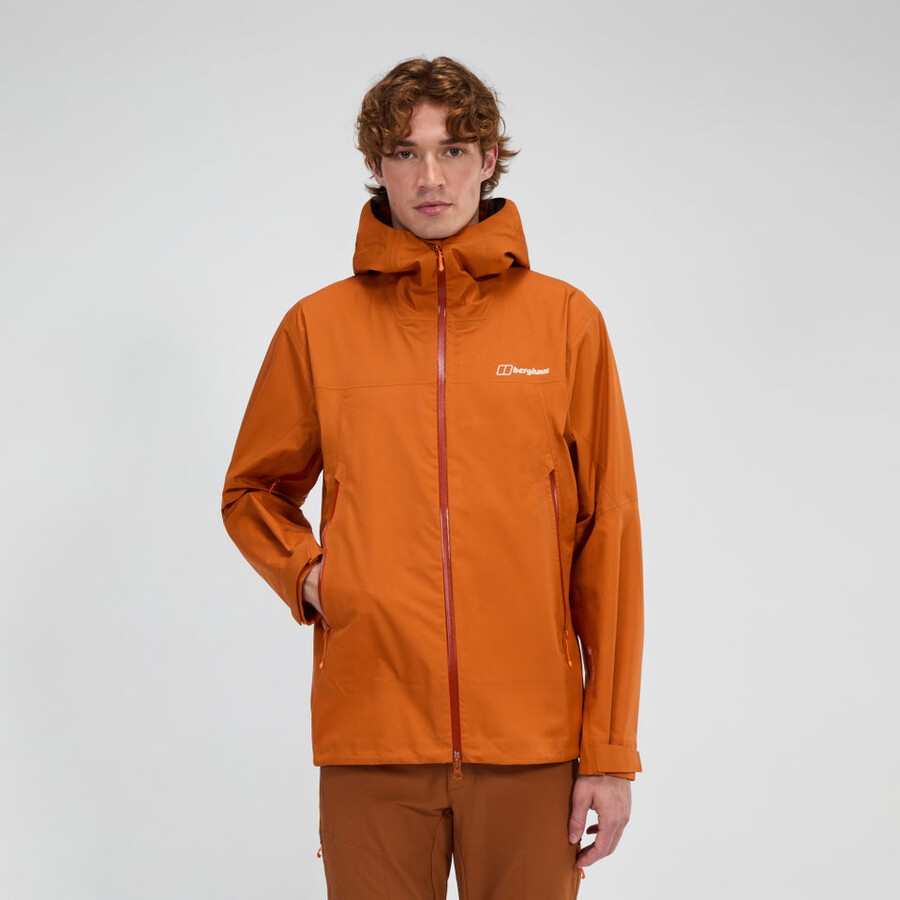 gli uomini di vertice del cercatore di gore-tex giacca - arancio berghaus