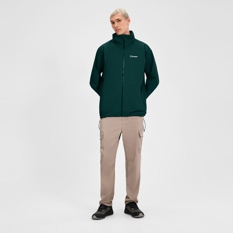 uomini vagano interattiva giacca - verde berghaus