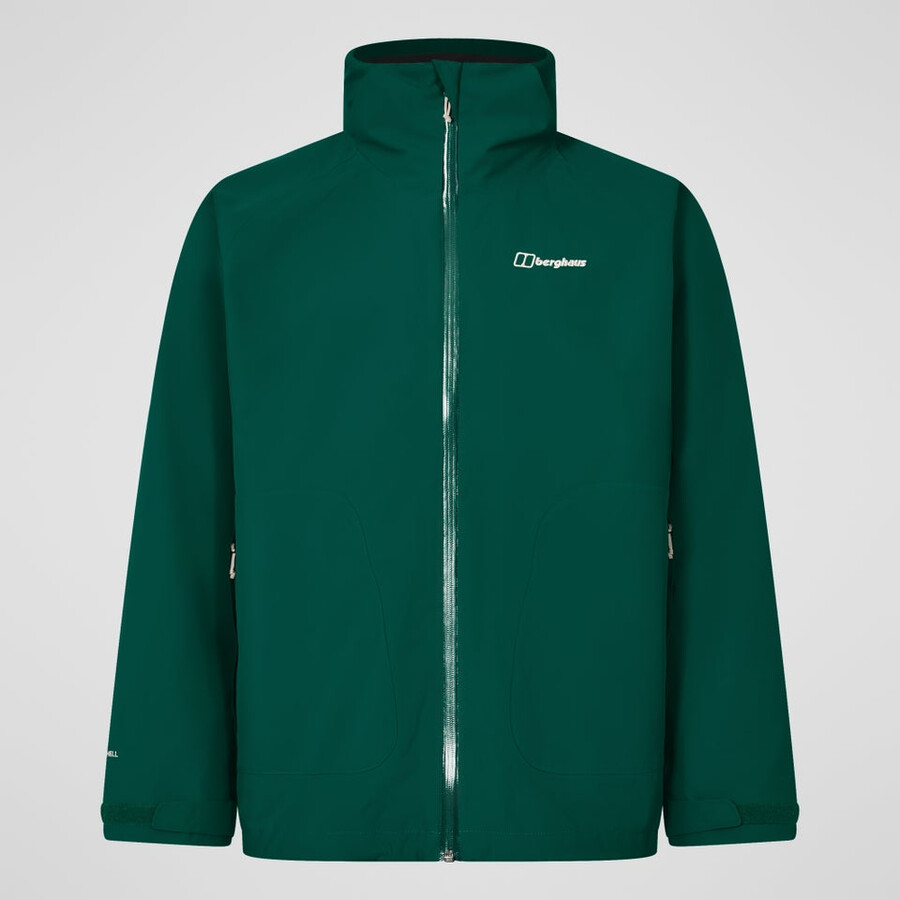 uomini vagano interattiva giacca - verde berghaus