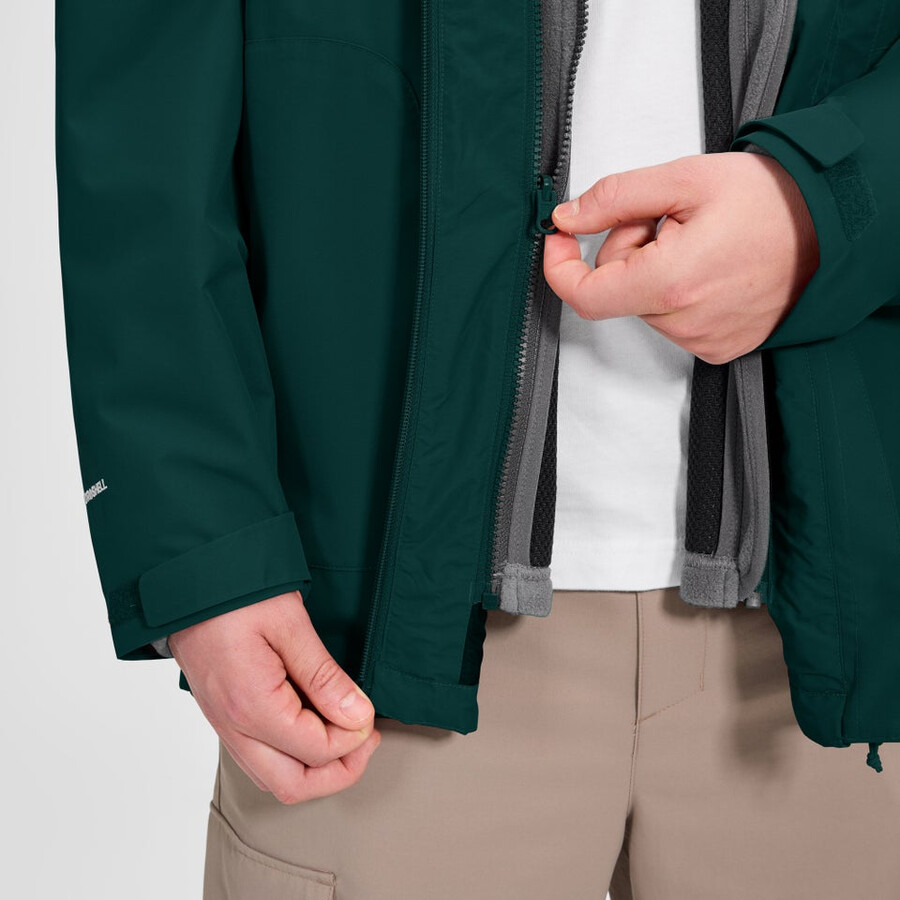 uomini vagano interattiva giacca - verde berghaus