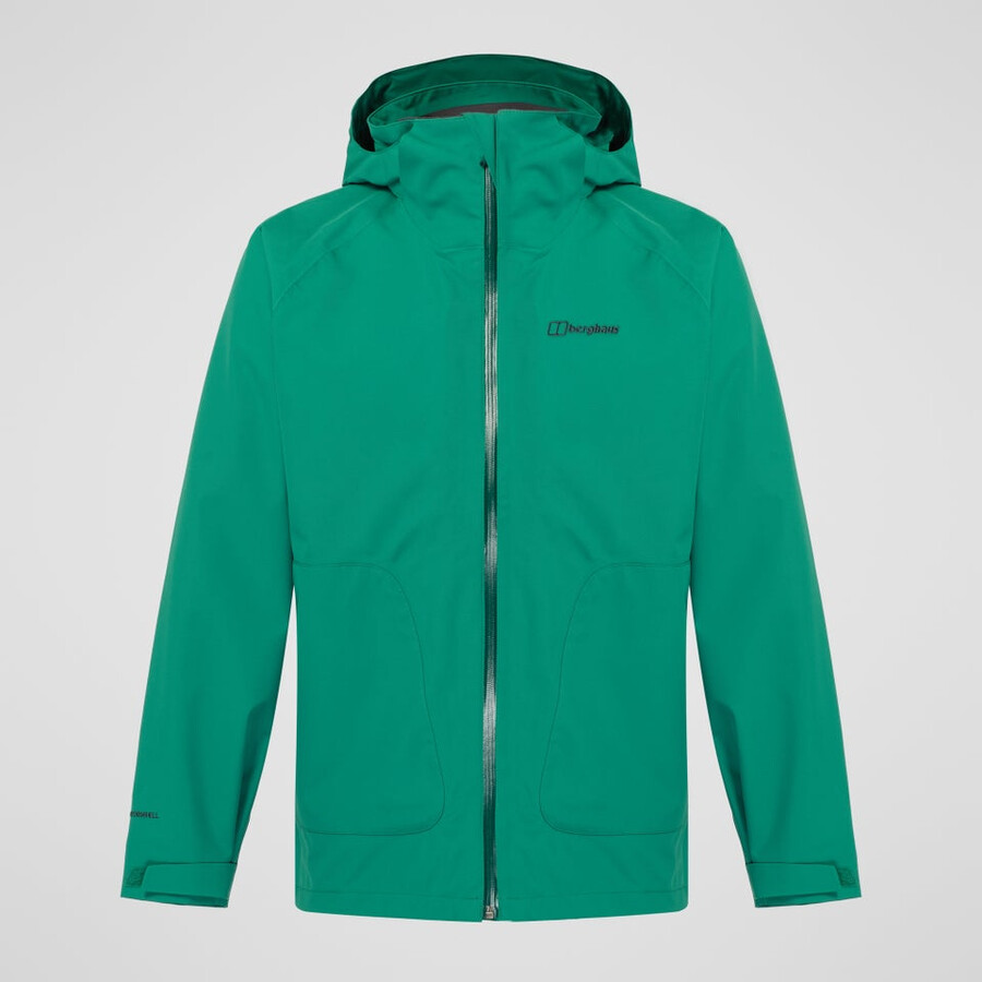 uomini wansbeck isolato parka - verde berghaus