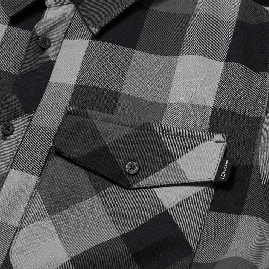 uomini snarford shirt - grigionero berghaus