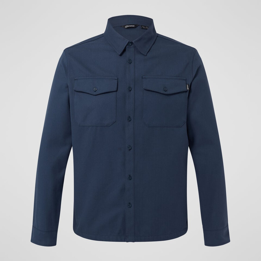 uomini snarford shirt - blu scuro berghaus