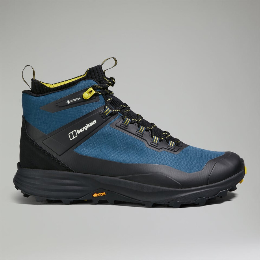 uomini vc22 mid gore-tex waterproof scarpe - neroblu berghaus