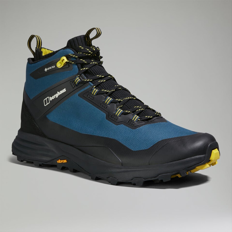 uomini vc22 mid gore-tex waterproof scarpe - neroblu berghaus