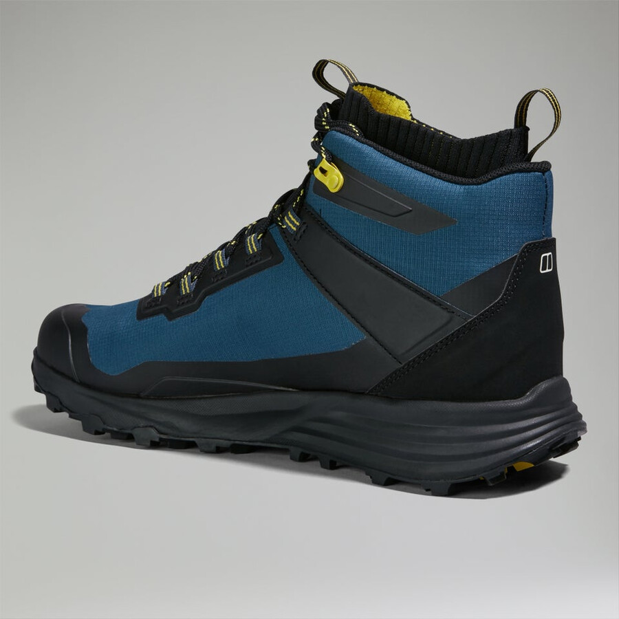 uomini vc22 mid gore-tex waterproof scarpe - neroblu berghaus