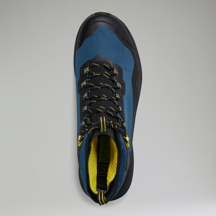 uomini vc22 mid gore-tex waterproof scarpe - neroblu berghaus