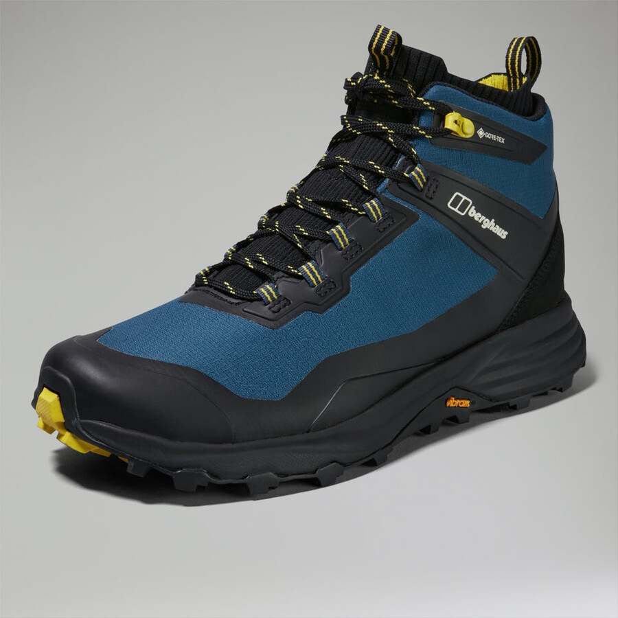 uomini vc22 mid gore-tex waterproof scarpe - neroblu berghaus