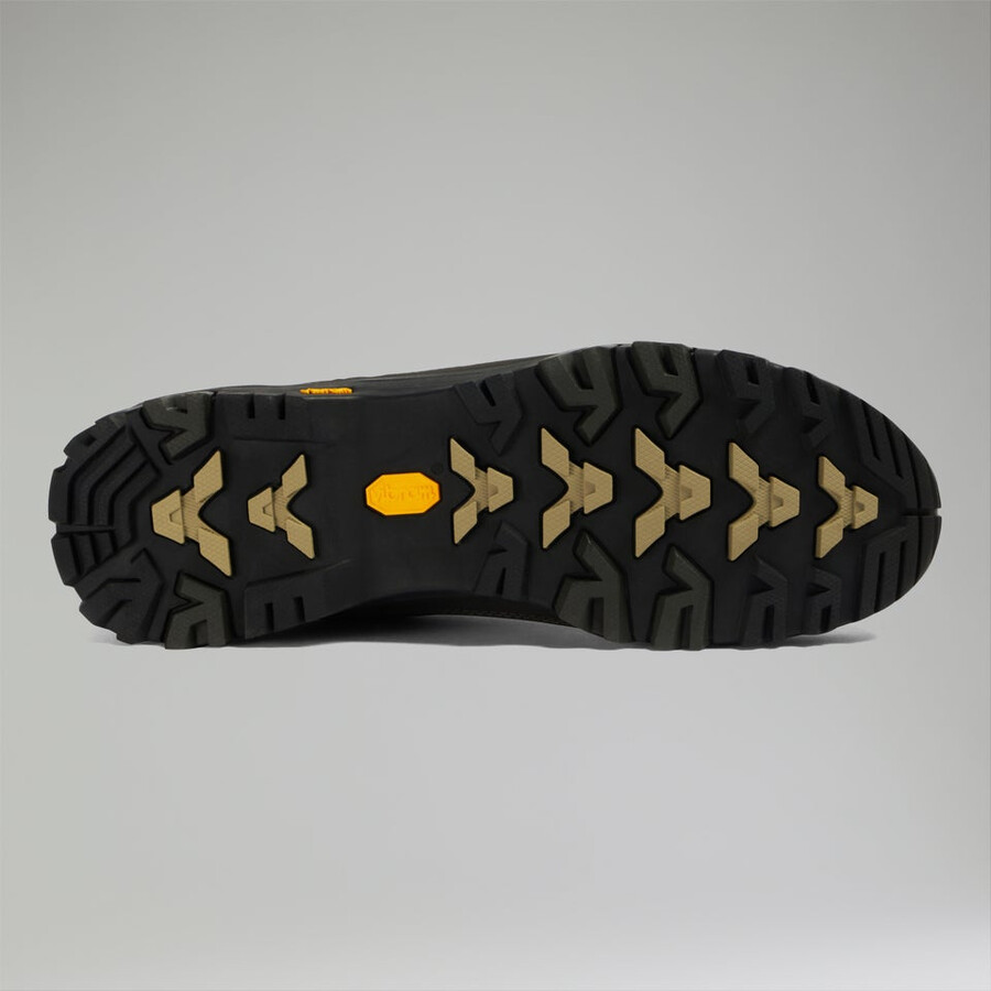 gli uomini dellattacco a terra active gore-tex scarpa marroneverde scuro berghaus
