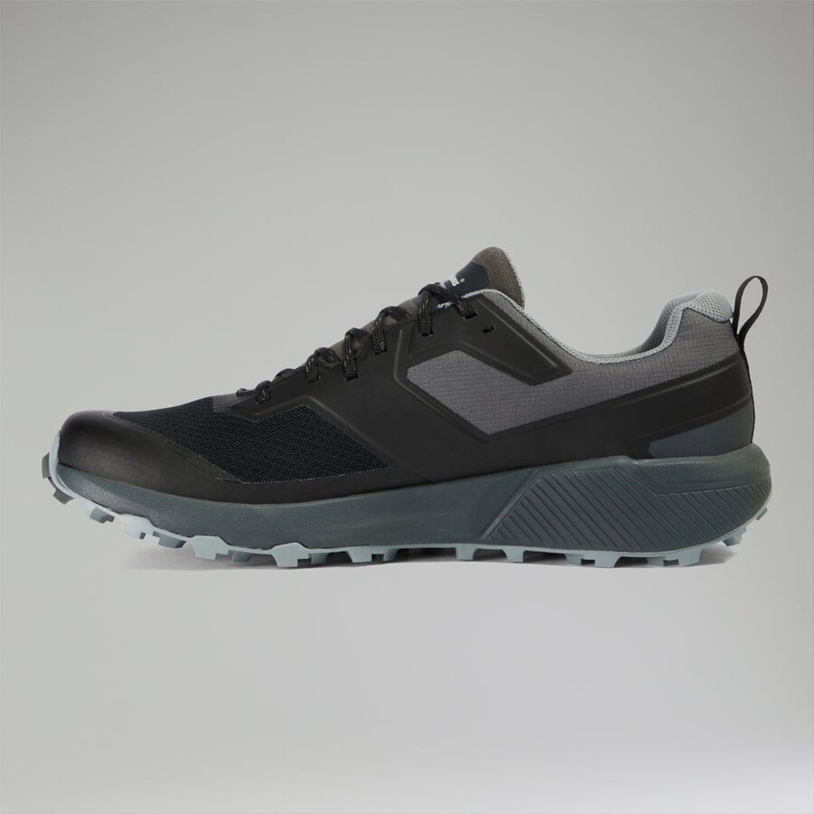 uomini trailway active gore-tex scarpe - nerogrigio scuro berghaus
