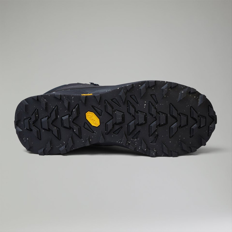 uomini revolute attivo mid scarpe nerogrigio berghaus