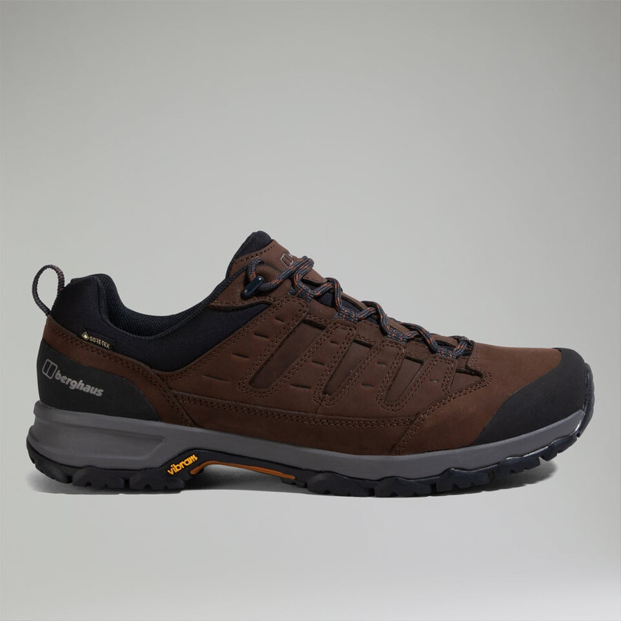 uomini fellmaster active gore-tex 2.0 scarpe marronearancio berghaus