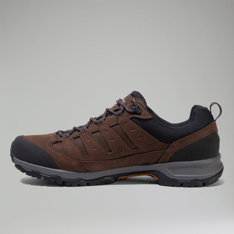 uomini fellmaster active gore-tex 2.0 scarpe marronearancio berghaus