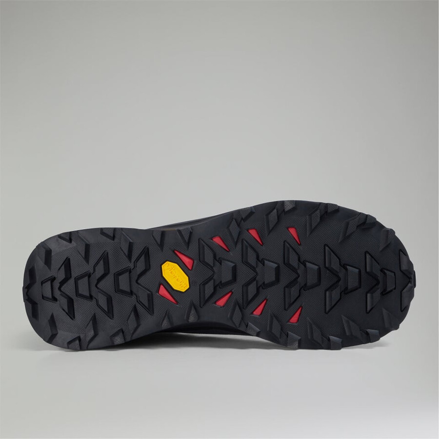 uomini vc22 mid 2.0 gore-tex waterproof scarpe - nerorosso berghaus