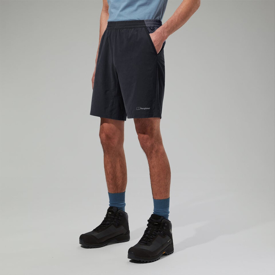 uomini wandermoor vento breve nerogrigio berghaus