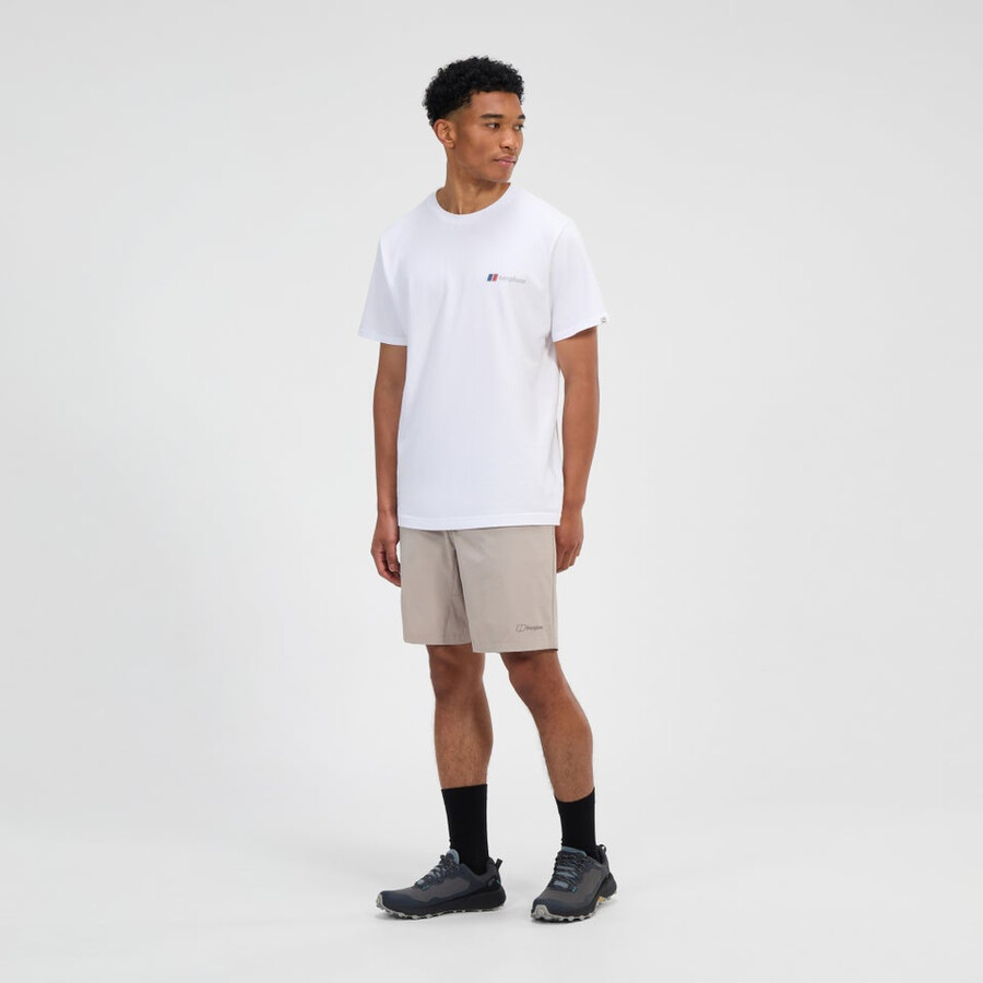 uomini wandermoor vento a breve grigio berghaus