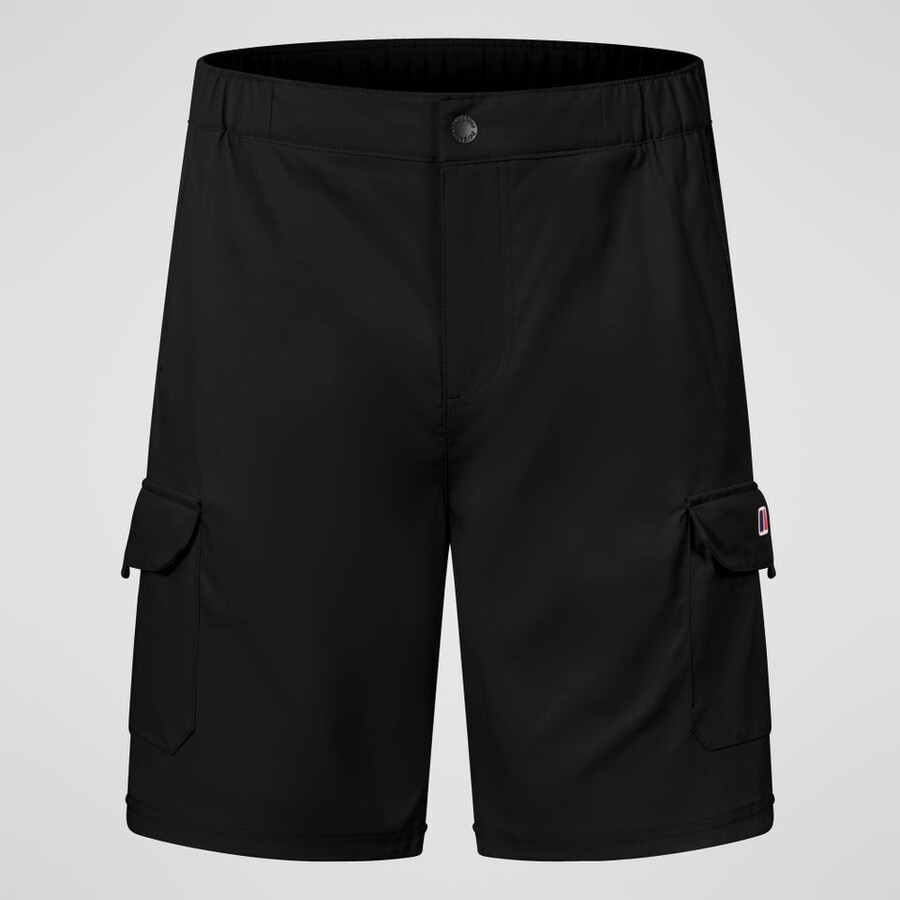 uomini kirkfell cargo short - black berghaus
