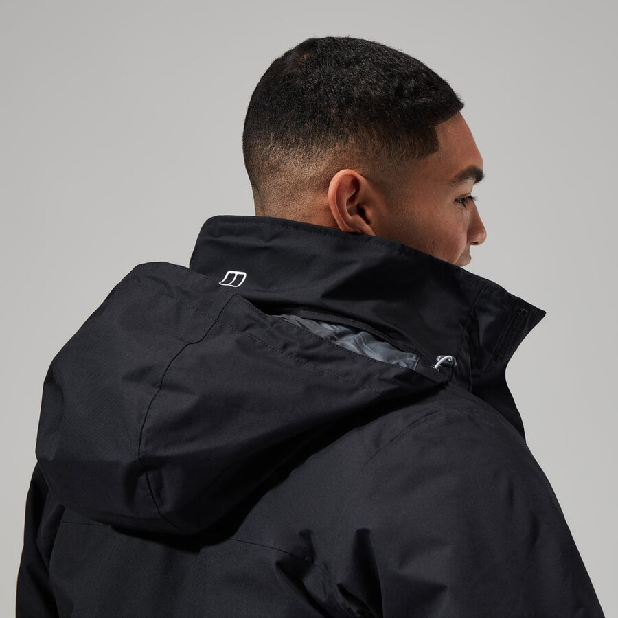 uomini rg alfa 2.0 gemini 3in1 giacca - nero berghaus