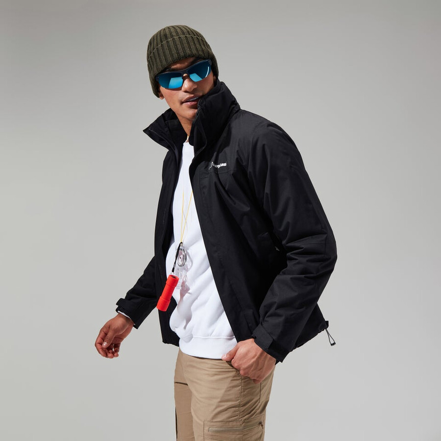 uomini rg alfa 2.0 gemini 3in1 giacca - nero berghaus