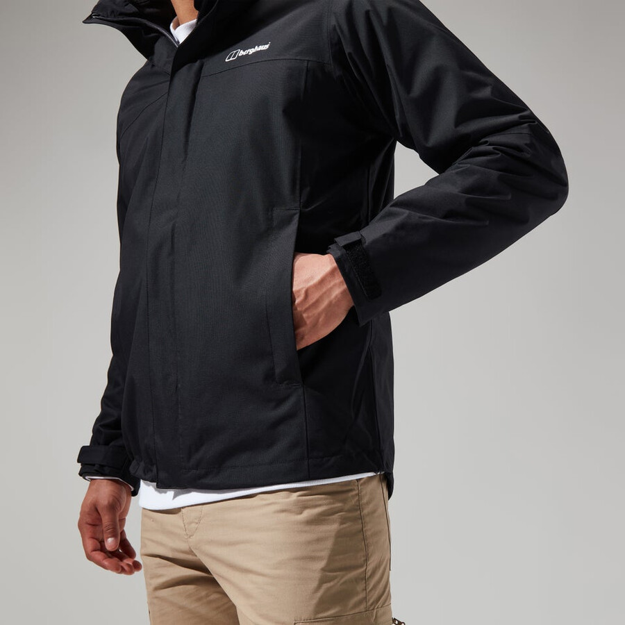 uomini rg alfa 2.0 gemini 3in1 giacca - nero berghaus