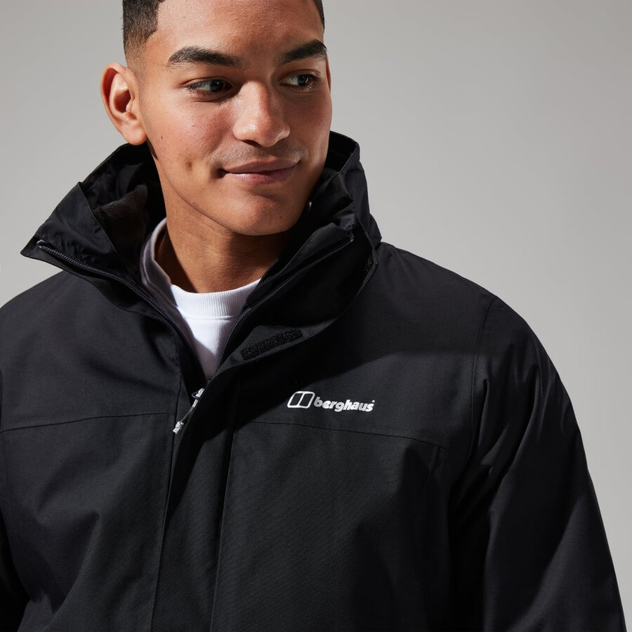 uomini rg alfa 2.0 gemini 3in1 giacca - nero berghaus