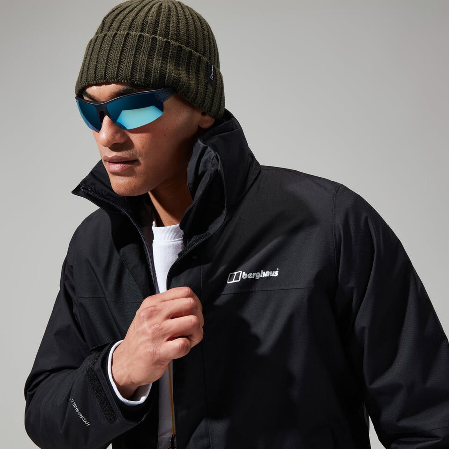 uomini rg alfa 2.0 gemini 3in1 giacca - nero berghaus