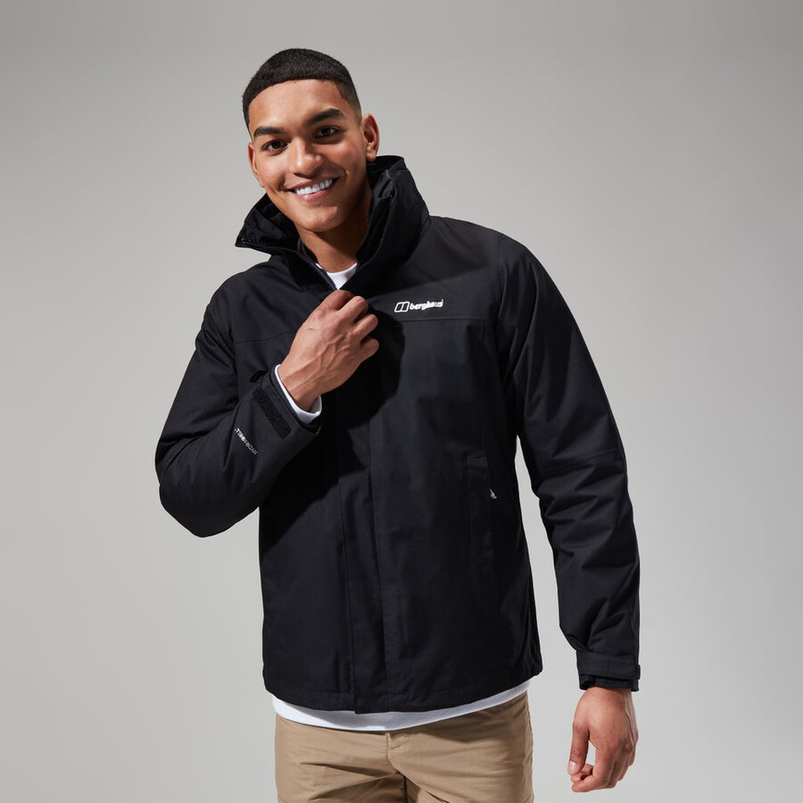 uomini rg alfa 2.0 gemini 3in1 giacca - nero berghaus