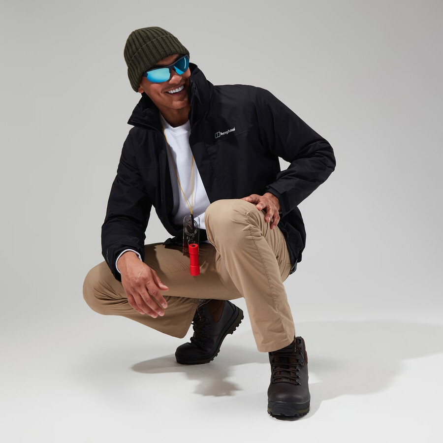 uomini rg alfa 2.0 gemini 3in1 giacca - nero berghaus
