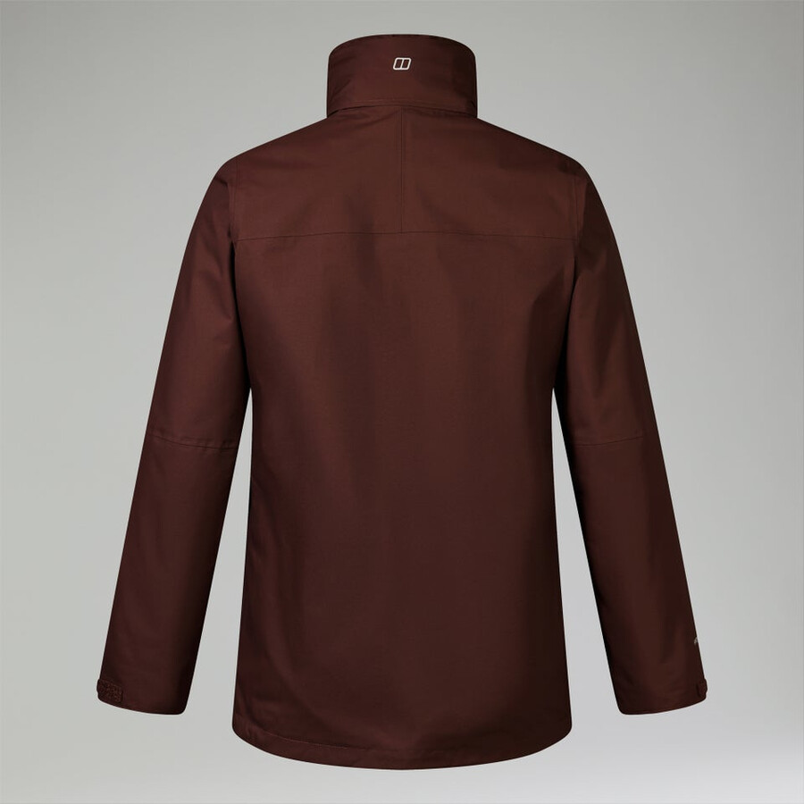 uomini rg alfa 2.0 gemini impermeabile 3in1 giacca - marrone berghaus