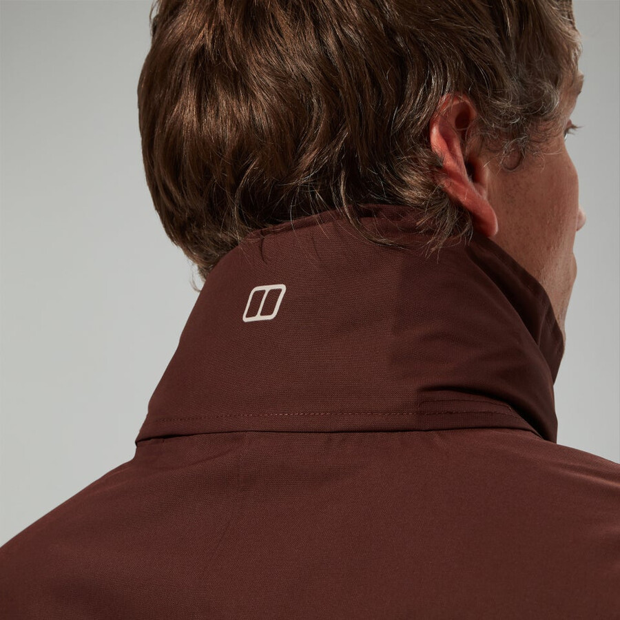 uomini rg alfa 2.0 gemini impermeabile 3in1 giacca - marrone berghaus