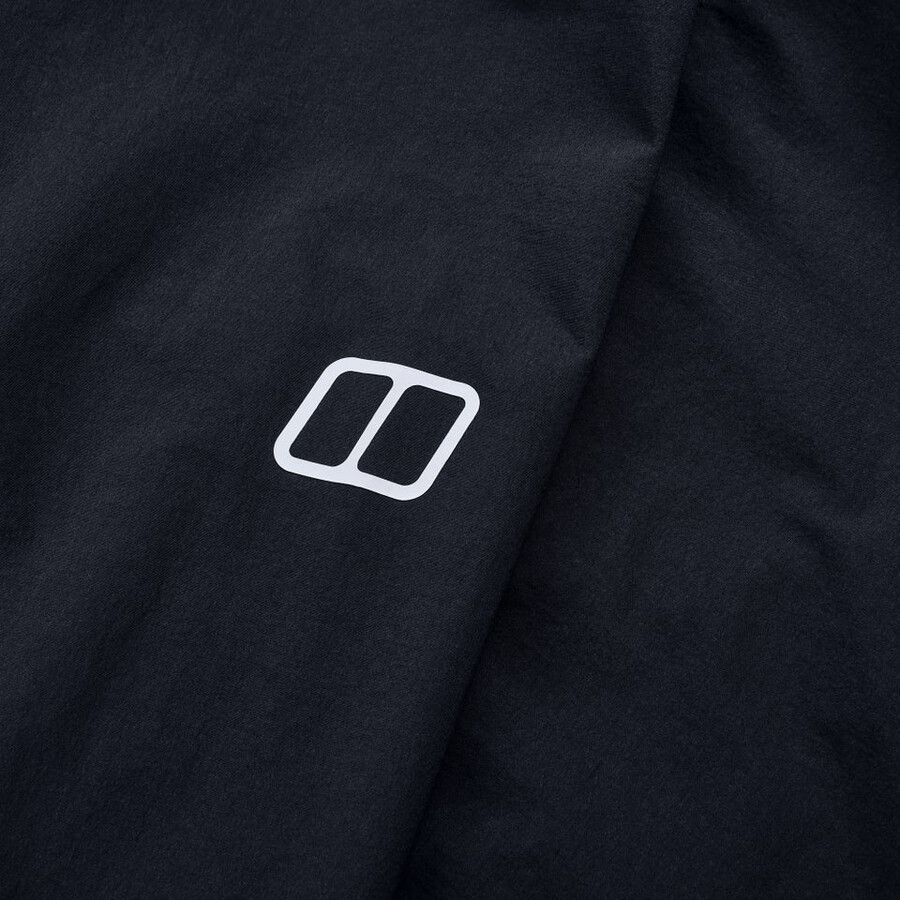 uomini ridge-roamer lite softshell jacket - black berghaus